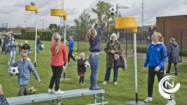 600 kids actief op buitenspeeldag Vorselaar, ondanks plensbuien en kou  - extra foto's